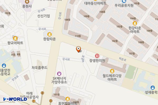 가양골프클럽점 위치 지도 — 서울특별시 강서구 강서로 506