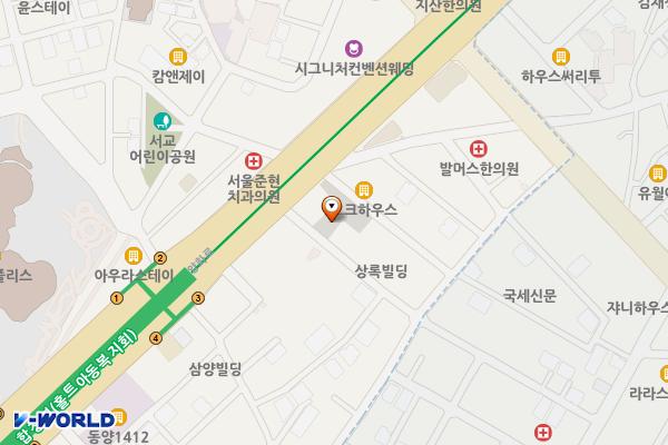 서교빌딩점 위치 지도 — 서울특별시 마포구 양화로 78
