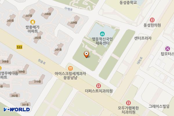 맹동혁신공영주차장 위치 지도 — 충청북도 음성군 맹동면 학예로 14-1맹동혁신 공영주차장