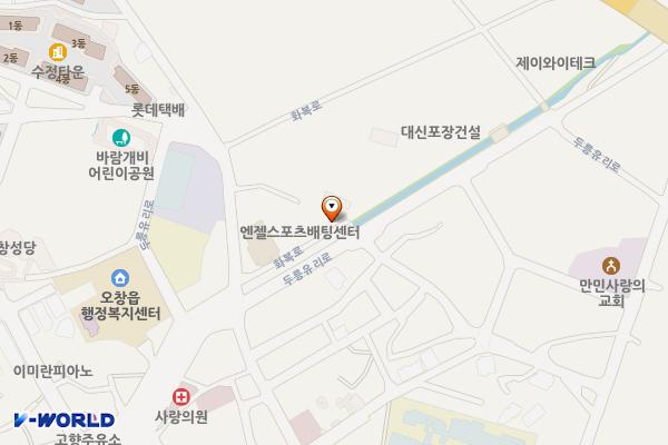 장대리 공영주차장 위치 지도 — 충청북도 청주시 청원구 오창읍 두릉유리로 1152장대리 공영주차장