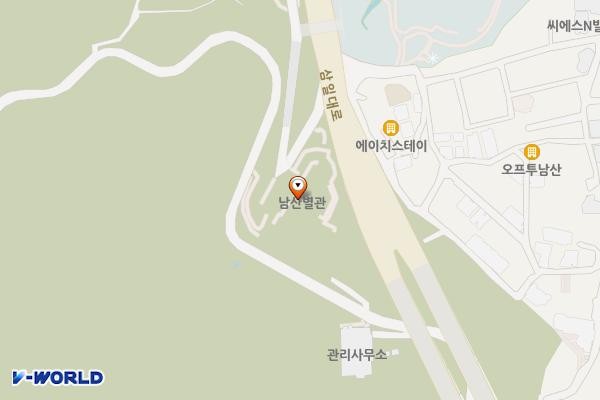남산청사 위치 지도 — 서울특별시 중구 삼일대로 231