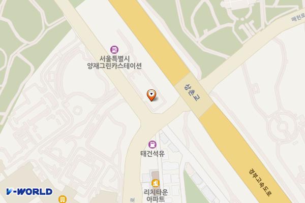 양재솔라스테이션 위치 지도 — 서울특별시 서초구 바우뫼로12길 73