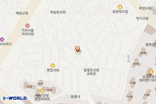 북가좌동 공영주차장 전기차 충전소 위치 지도 — 서울특별시 서대문구 거북골로14길 86