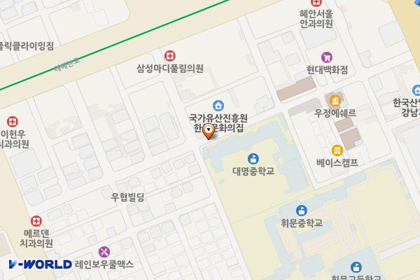 영동대로85길 노상공영주차장(대명중학교 뒤) 위치 지도 — 서울특별시 강남구 테헤란로88길 17