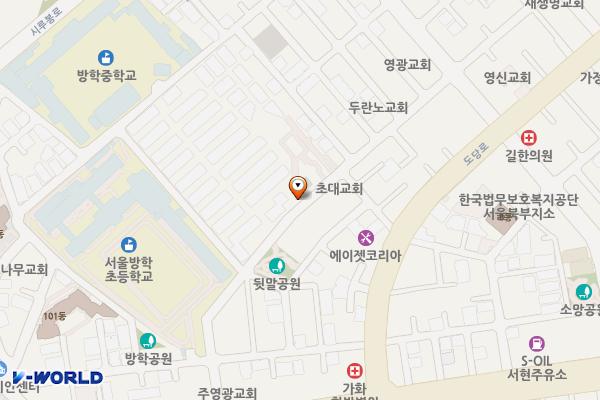 방학동 도깨비시장 공영주차장 위치 지도 — 서울특별시 도봉구 방학로10길 51
