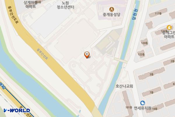 노원자원회수시설 위치 지도 — 서울특별시 노원구 덕릉로70길 99