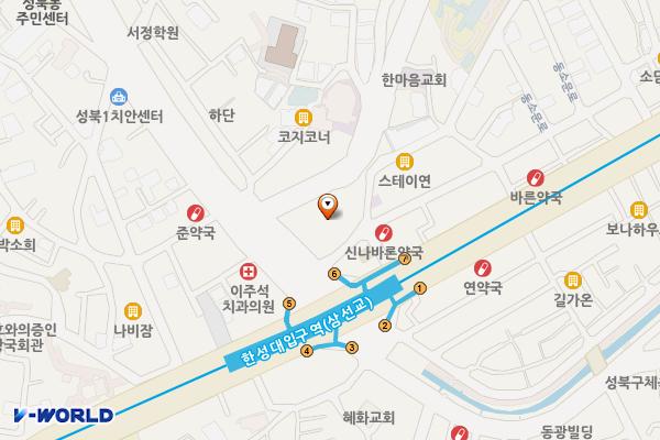 서울연극창작센터 위치 지도 — 서울특별시 성북구 동소문로 1
