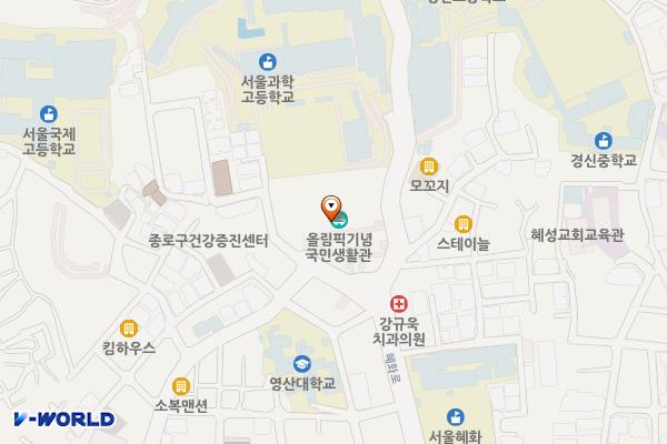 올림픽기념국민생활관 위치 지도 — 서울특별시 종로구 성균관로 91
