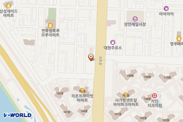 면목5동 공영주차장 위치 지도 — 서울특별시 중랑구 동일로 593