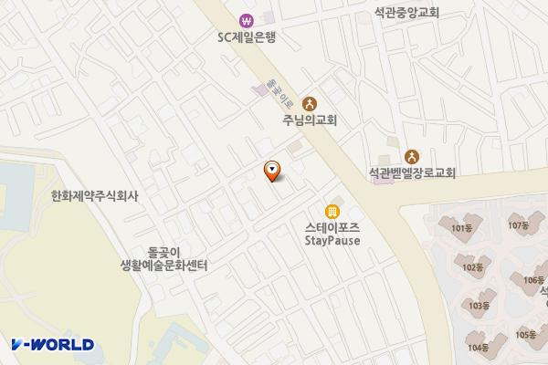 석관동공영주차장 위치 지도 — 서울특별시 성북구 돌곶이로11길 10