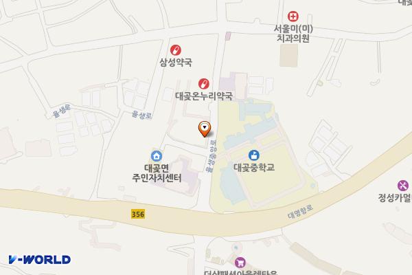 대곶 공영주차장 위치 지도 — 경기도 김포시 대곶면 율생리 520