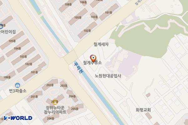 월계복지문화센터 위치 지도 — 서울 노원구 월계로42길 9(월계문화복지센터)