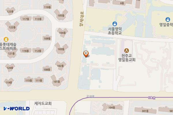 서울특별시 동부기술교육원 위치 지도 — 서울특별시 강동구 고덕로 183