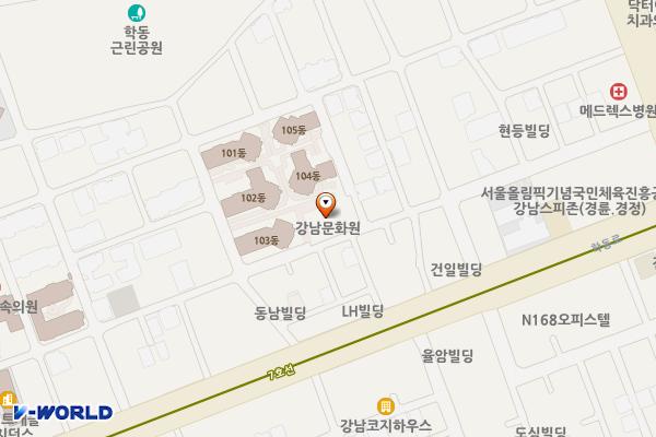 논현문화마루 위치 지도 — 서울시 강남구 논현동 40-5