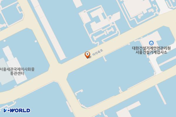 김포물류단지 남측 노상 위치 지도 — 경기도 김포시 고촌읍 전호리 755