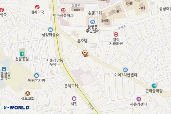 냉천길 공영주차장 위치 지도 — 서울특별시 강북구 삼양로 230-12