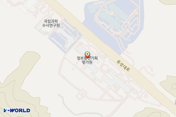 정보통신기획평가원 위치 지도 — 대전광역시 유성구 유성대로 1548