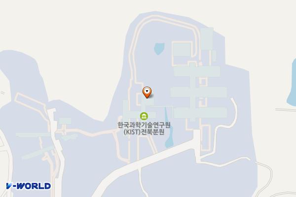 한국과학기술연구원 (전북) 위치 지도 — 전북특별자치도 완주군 봉동읍 추동로 92