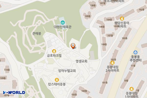 응봉동 공영주차장 위치 지도 — 서울특별시 성동구 독서당로63길 40