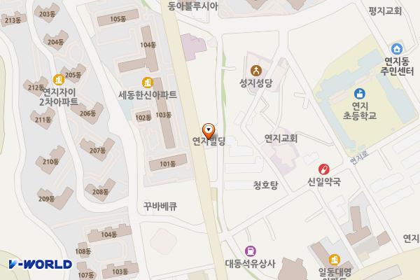 부산시설공단 주차장 위치 지도 — 부산광역시 부산진구 새싹로 174