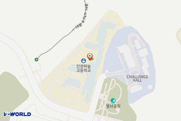 인천하늘고등학교 위치 지도 — 인천광역시 영종구 영종대로277번길 117