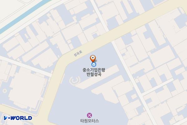 타원타크라 위치 지도 — 경기도 안산시 단원구 성곡로 176