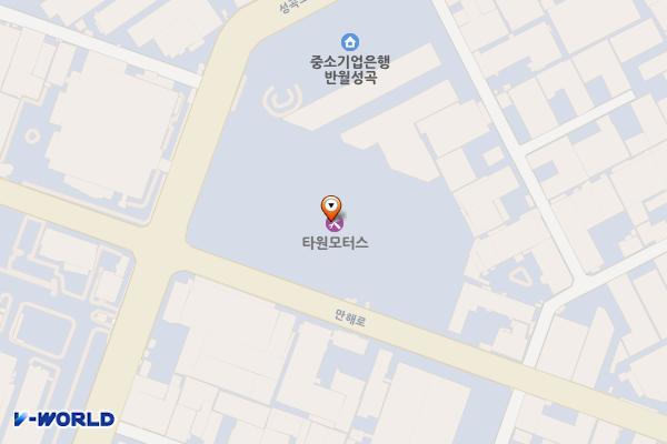 타원타크라3관리단 위치 지도 — 경기도 안산시 단원구 만해로 205