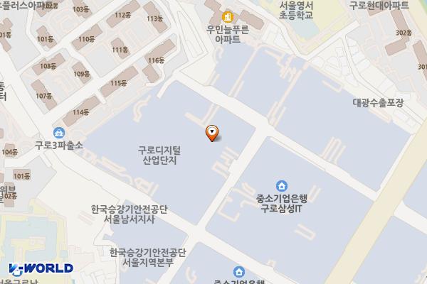 이엔씨3차 위치 지도 — 서울특별시 구로구 디지털로31길 38-21