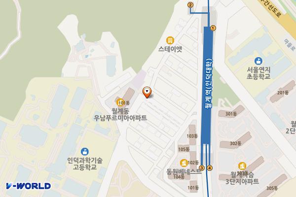 서울 노원구 초안산로2길 94-3 (저압수용가) 위치 지도 — 서울특별시 노원구 초안산로2길 94-3