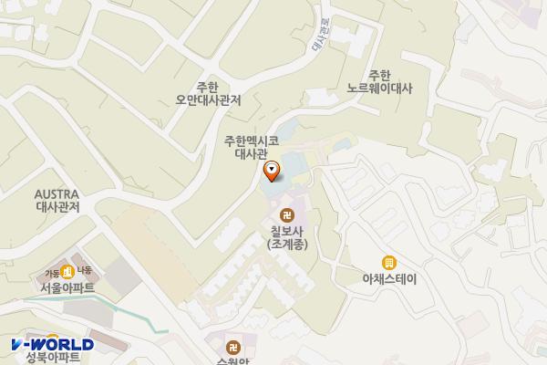 동방문화대학원대학교 위치 지도 — 서울특별시 성북구 성북로28길 60