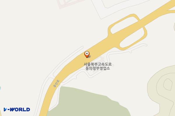 부평공원앞 주차장 (완속충전기) 위치 지도 — 경기도 의정부시 송산로 942-112