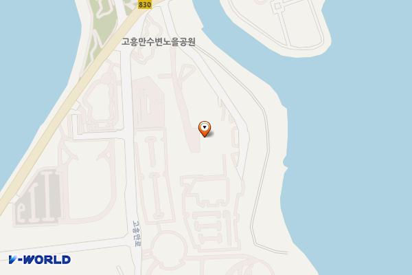 고흥썬밸리리조트 (완속충전기) 위치 지도 — 전남광주통합특별시 고흥군 도덕면 고흥만로 1134