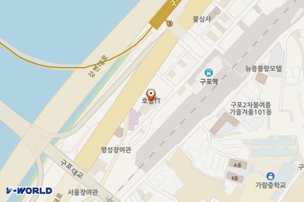 티티호텔이호주식회사 (완속충전기) 위치 지도 — 부산광역시 북구 낙동대로 1684