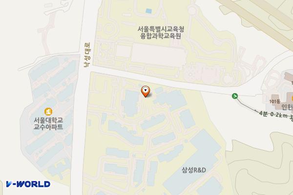 서울대학교 (101동) 위치 지도 — 서울특별시 관악구 관악로 1