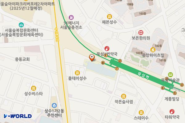 방송통신대학교 서울지역대학 (완속충전기) 위치 지도 — 서울특별시 성동구 아차산로 12