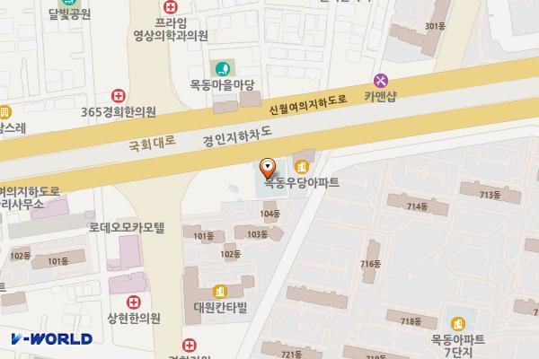 방송통신대학교 서울남부센터 (신관) (완속충전기) 위치 지도 — 서울특별시 양천구 국회대로 272