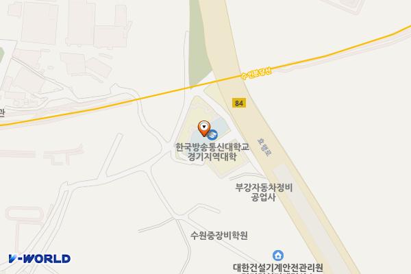 방송통신대학교 경기지역대학 (신관) (완속충전기) 위치 지도 — 경기도 수원시 권선구 효행로 28
