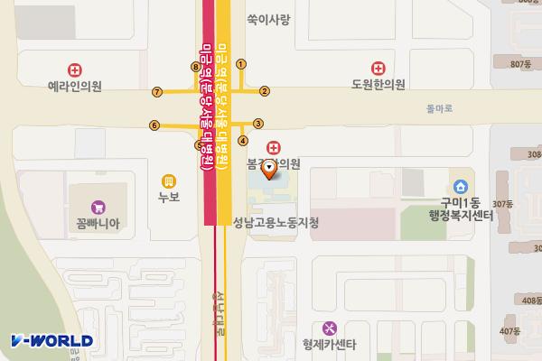 방송통신대학교 성남시학습관 (완속충전기) 위치 지도 — 경기도 성남시 분당구 성남대로 150