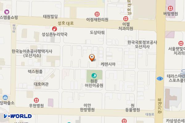 경기 오산시 오산로232번길 25-1 (저압수용가) 위치 지도 — 경기도 오산시 오산로232번길 25-1