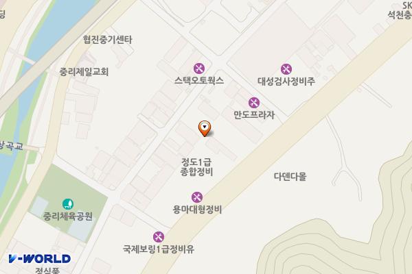 로젠택배 마산회원구지점 (완속충전기) 위치 지도 — 경상남도 창원시 마산회원구 내서읍 중리공단로 167