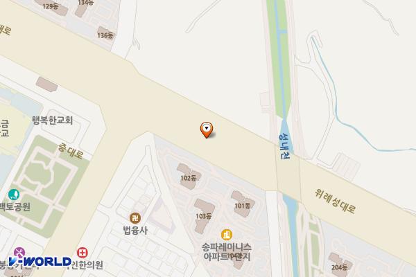 위례성길(방이습지) 위치 지도 — 서울특별시 송파구 방이동 452-4