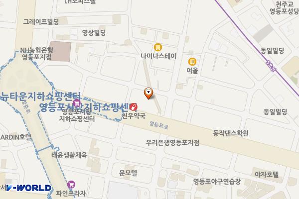 영보주차장 (저압수용가) 위치 지도 — 서울특별시 영등포구 영등포로43길 3-2