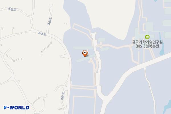한국과학기술연구원 전북분원 (완속충전기) 위치 지도 — 전북특별자치도 완주군 봉동읍 추동로 92