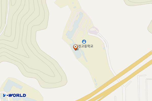 동천고등학교 (완속충전기) 위치 지도 — 부산광역시 남구 못골번영로 105