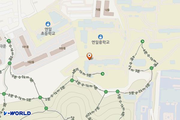 부산외국어고등학교 (완속충전기) 위치 지도 — 부산광역시 연제구 고분로 144