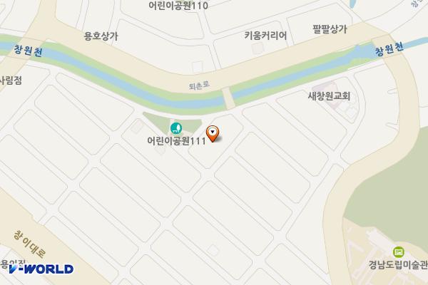 우영프라자 (완속충전기) 위치 지도 — 경상남도 창원시 의창구 용지로293번길 28