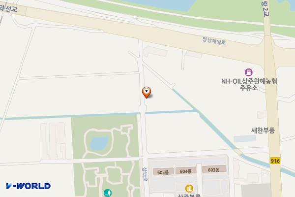 로젠택배 상주지점 (완속충전기) 위치 지도 — 경상북도 상주시 복룡1길 64-22