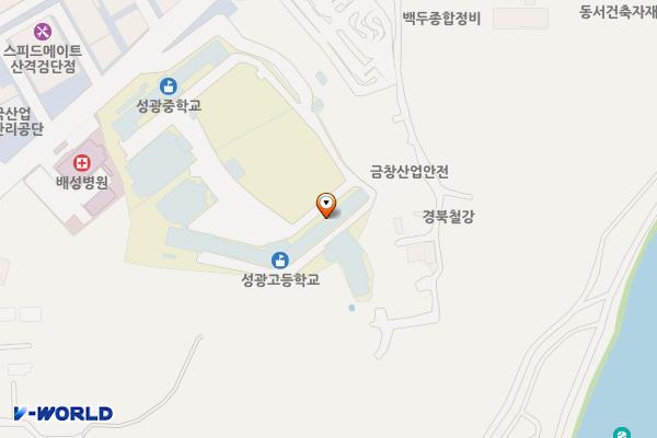 성광고등학교 (완속충전기) 위치 지도 — 대구광역시 북구 검단로 150