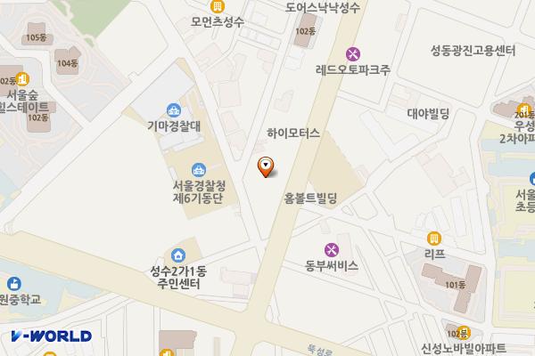 서울숲한라시그마벨리 (완속충전기) 위치 지도 — 서울특별시 성동구 성수이로 51