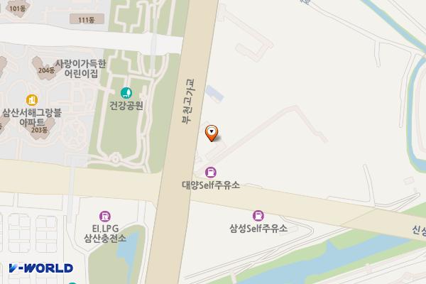 로젠택배 남부천지점 (완속충전기) 위치 지도 — 인천광역시 부평구 두레로 6